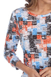 Round-Neck Top - Pop Patches - CARINE