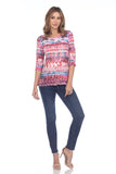 Janelle Top - Magenta Prism - CARINE