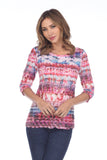 Janelle Top - Magenta Prism - CARINE