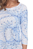 Stella Top - Blue Pendulum - CARINE
