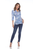 Sabrina Shirt - Teal Zone - CARINE