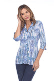 Sabrina Shirt - Teal Zone - CARINE