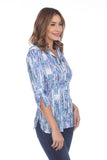 Sabrina Shirt - Teal Zone - CARINE
