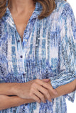 Sabrina Shirt - Teal Zone - CARINE