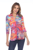 Sabrina Shirt - Fuchsia Blend - CARINE