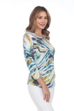 Round-Neck Top - Tabby Shock - CARINE