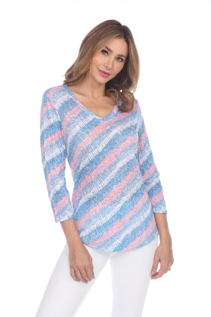 V-Neck Top - Sweet Frost - CARINE