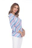 V-Neck Top - Sweet Frost - CARINE