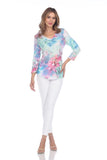 V-Neck Top - Dream Bloom - CARINE
