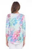 V-Neck Top - Dream Bloom - CARINE
