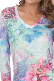 V-Neck Top - Dream Bloom - CARINE