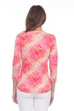 Round-Neck Top - Grapefruit - CARINE
