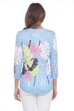Round-Neck Top - Neon Monstera - CARINE