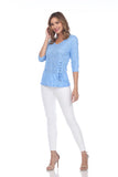 Pauline Top - Blue - CARINE