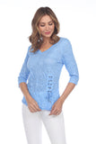 Pauline Top - Blue - CARINE