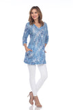 Two-Pocket Tunic - Blue Vector - CARINE