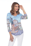 V-Neck Top - Cascais - CARINE