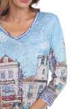 V-Neck Top - Cascais - CARINE
