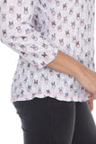 V-Neck Top - Frenchie Ball - CARINE