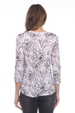 Round-Neck Top - Apple Blossom - CARINE