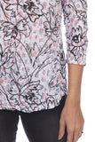 Round-Neck Top - Apple Blossom - CARINE