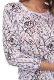 Round-Neck Top - Apple Blossom - CARINE