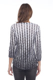 V-Neck Top - Herringbone - CARINE