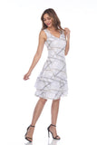 Darcy Dress - Tan Vector - CARINE