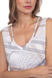 Darcy Dress - Tan Vector - CARINE
