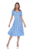 Madelyn Dress - Blue Drift