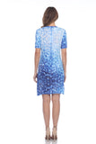 Short-Sleeve Dress - Sapphire Marks - CARINE