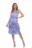 Paige Dress - Periwinkle Mix - CARINE