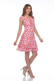 Laurie Dress - Red Phlox - CARINE