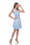 Laurie Dress - Crushed Ice - CARINE