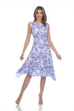 Victoria Dress - Cobalt Orchid - CARINE