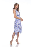 Victoria Dress - Cobalt Orchid - CARINE