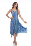 Priscilla Dress - Blue Pixel - CARINE