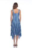 Priscilla Dress - Blue Pixel - CARINE