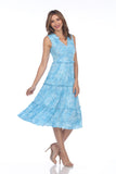 Nikki Dress - Aqua Mist - CARINE