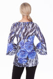 Vera Top - Blue Floral - CARINE