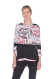 Maria Top - Flower Stencil - CARINE