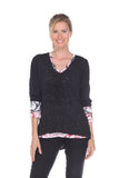 Maria Top - Flower Stencil - CARINE