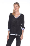 Maria Top - Blue Butterfly - CARINE
