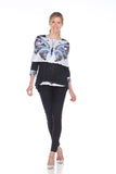Maria Top - Blue Butterfly - CARINE
