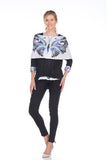 Maria Top - Blue Butterfly - CARINE