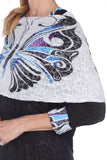 Maria Top - Blue Butterfly - CARINE