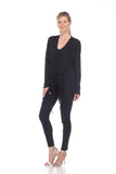 Camille Cardigan Long - Black - CARINE