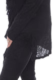 Camille Cardigan Long - Black - CARINE