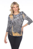 Round-Neck Top - Circuits - CARINE