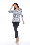 Nora Top - White Water - CARINE